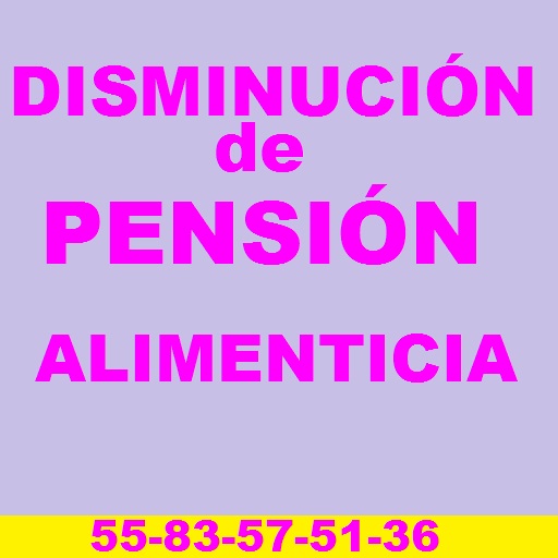 disminucion reduccion de pension alimentcia cd lopez mateos atizapan estado de mexico